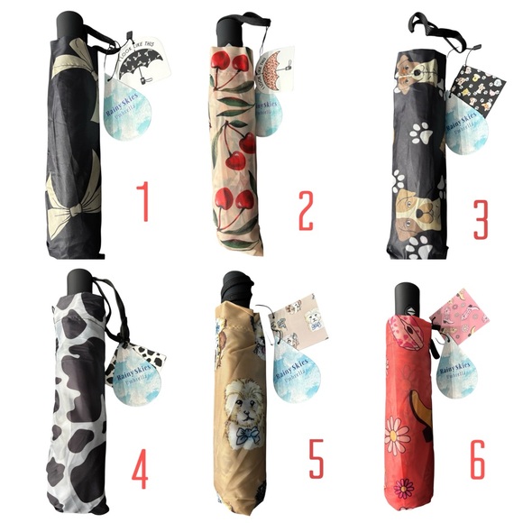 Accessories - Various Stylish Printed Umbrellas - Buyer Choose One